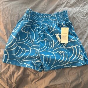 Tea Collection Blue and White Kids Shorts